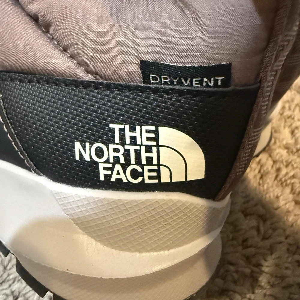 The North Face ThermoBall Eco Zip Ankle Snow Boots Brown Womens 8 NF0A5LWF